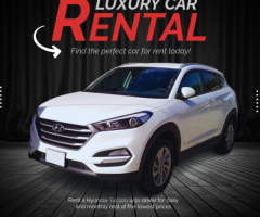 Hyundai Tucson rental for tourist