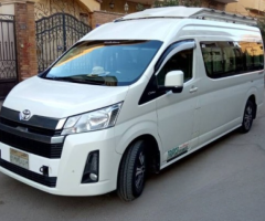 Limousine rental: Tourism redefined with our Toyota Hiace.