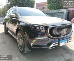 إيجار مرسيدس GLS 600، استقبال VIP من المطار بأفضل سعر في مصر بالسائق.