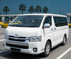إيجار ميكروباص تويوتا هاي اس (Toyota Hiace) لمشاوير المطارات