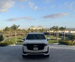 Cadillac Escalade 2025 Rental with Driver: Exceptional Reception at Cairo Airport Hall 1 VIP