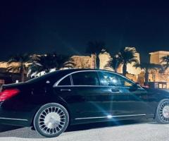 إيجار مرسيدس S400 بالسائق لتأمين تنقلات الوفود بكل احترافية وأمان.