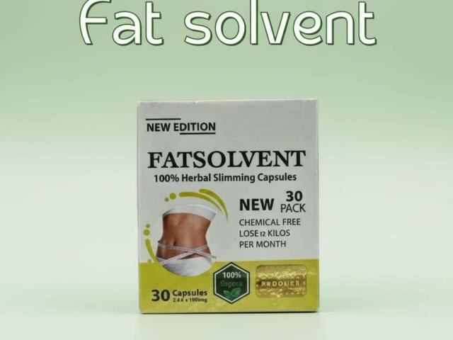 خسارة الوزن بقت أسهل وأسرع مع كبسولات FAT SOLVENT الأصلية!