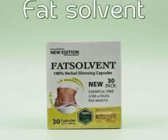 خسارة الوزن بقت أسهل وأسرع مع كبسولات FAT SOLVENT الأصلية!
