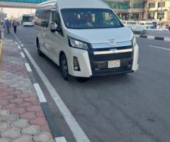 سعة كبيرة، تكلفة صغيرة! استأجر تويوتا هايس لجميع تجمعاتك العائلية أو السياحية.