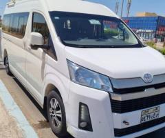 إيجار ميكروباص تويوتا هايس 14 راكب - الموثوقية اليابانية للنقل الجماعي