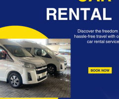 انطلق براحة مجموعة! تأجير تويوتا هايس من تورست باص.