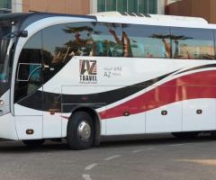 إيجار أتوبيس 50 راكب بالسائق: حجز الأتوبيسات الفاخرة لـ 50 شخص بخدمة السائق.