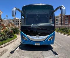 ايجار اتوبيس 50 فرد مرسيدس موديل 2025 بالسائق