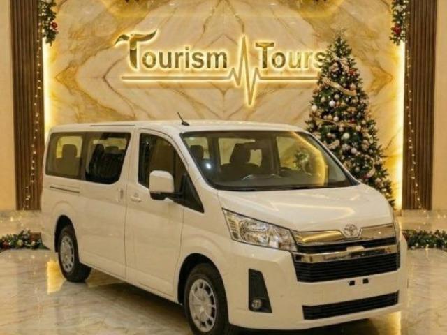 سافر بأمان وراحة.. إيجار تويوتا هاي اس 14 راكب (سقف عالي)!