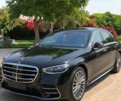قمة الفخامة والرقي.. إيجار مرسيدس S500 ليموزين!