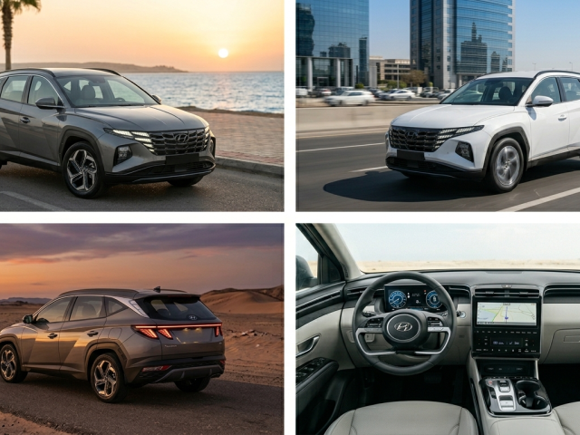 استمتع بفخامة الرحلة مع هيونداي توسان 2024 من تورست ترافيل! ????✨
