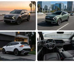 فخامة وراحة لا تُضاهى.. استأجر كيا سبورتاج 2024 مع سائق محترف الآن! ????✨