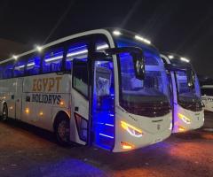 ايجار اتوبيس 50 مرسيدس.. سافر شرم والجونة ببرستيج الـ VIP!