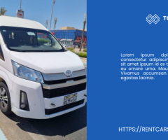 تويوتا هايس (High Roof): الحل المثالي لنقل الوفود والمعازيم بشياكة.