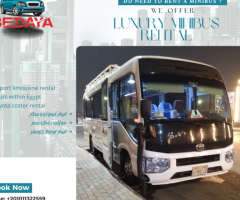 Rental Toyota Coaster with Driver for Tourism & Daily Trips