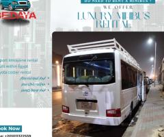 Rental Toyota Coaster with Driver for Tourism & Daily Trips