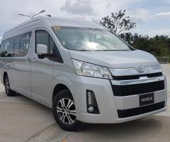 إيجار ميكروباص تويوتا هايس 2024 بسائق  الحديثة استمتع بأرقى خدمات النقل