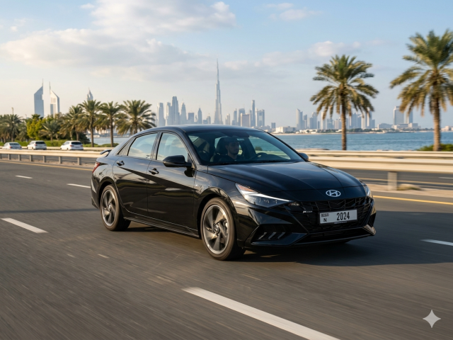 احجز الأن هيونداي ألنترا 2024 بسائق  من شركة تورست فخامه المشوار تبدأ
