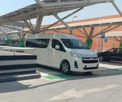 Toyota Hiace Rental: Professional Chauffeur Included for Group Trips!