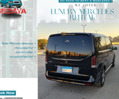 إيجار مرسيدس V300 بالسائق | تجربة الـ VIP في التنقلات السياحية.