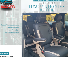 إيجار مرسيدس V300 بالسائق | تجربة الـ VIP في التنقلات السياحية.