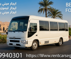 إيجار ميني باص  تويوتا كوستر 2024 بسائق مع تورست استمتع بأجواء الريف الأوروبي