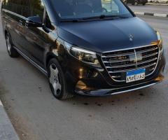 Rent a Mercedes V300 with a driver for a first-class executive travel experience.