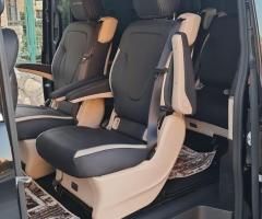 Rent a Mercedes V300 with a driver for a first-class executive travel experience.