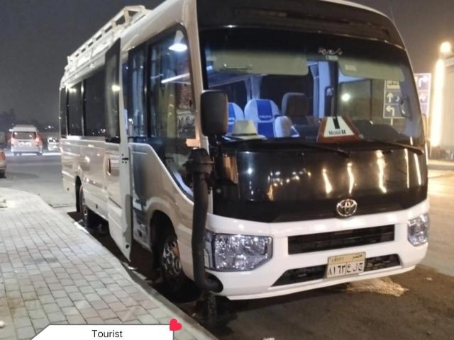 ايجار باص تويوتا كوستر سياحي 21 , 30 راكب موديل حديث مكيفه ارخص سعر