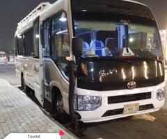 ايجار باص تويوتا كوستر سياحي 21 , 30 راكب موديل حديث مكيفه ارخص سعر