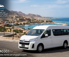 ايجار ميكروباص تويوتا هايس إيجار رحلات العين السخنة والإسكندرية والمطار